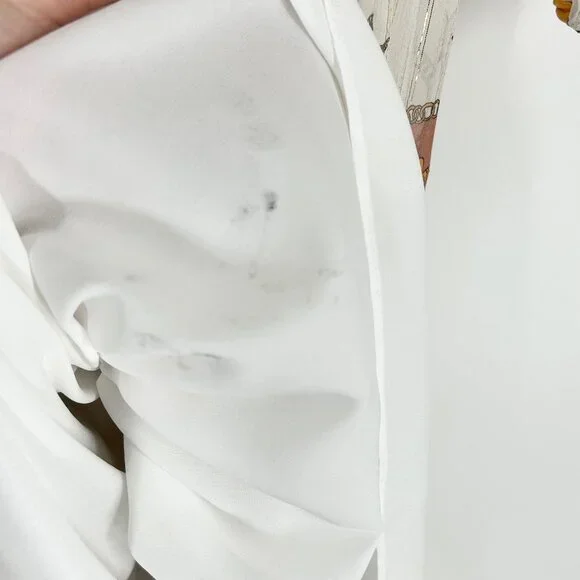 NWT Sandro Valldemossa Metallic Scarf Print Cutout Maxi Dress 36 - Picture 14 of 14